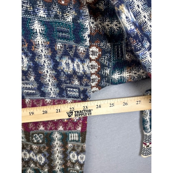 Vintage CT Design Nordic Knit Sweater Mens Size L‎ Abstract Multicolor Dad Cosby - Picture 6 of 11
